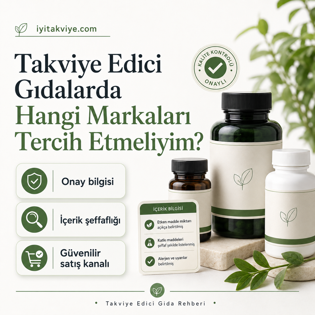 Takviye Edici Gıdalarda Hangi Markaları Tercih Etmeliyim?