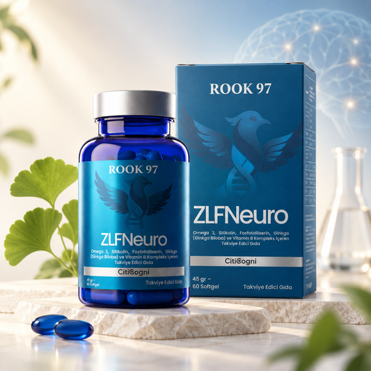 ZLF Neuro – Omega-3, Sitikolin ve Fosfatidilserin İçeren Gelişmiş Bilişsel Destek Formülü