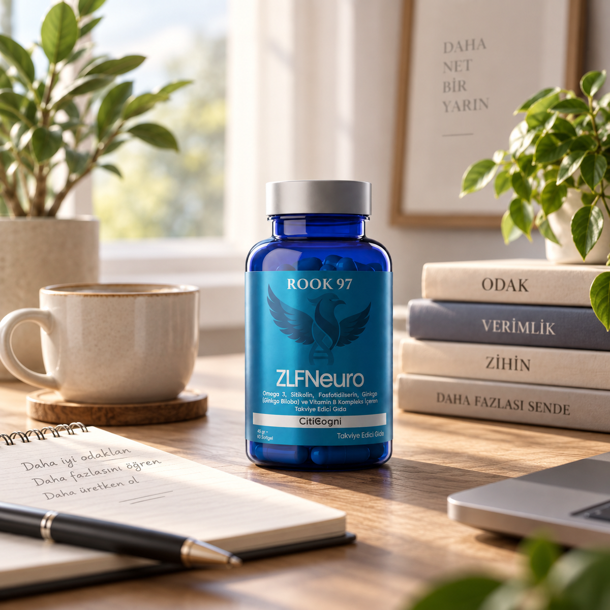 ZLF Neuro – Omega-3, Sitikolin ve Fosfatidilserin İçeren Gelişmiş Bilişsel Destek Formülü