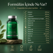 ZLF Vertalis Doğası değiştirilmemiş Tip 2 Kolajen + D3-K2 Premium Eklem ve Kemik Formülü
