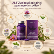ZLF Zen Saffr’Activ® Safran, L-Teanin, 5-HTP ve Magnezyum Bisglisinat İçeren Çok Katmanlı Formül