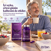 ZLF Zen Saffr’Activ® Safran, L-Teanin, 5-HTP ve Magnezyum Bisglisinat İçeren Çok Katmanlı Formül